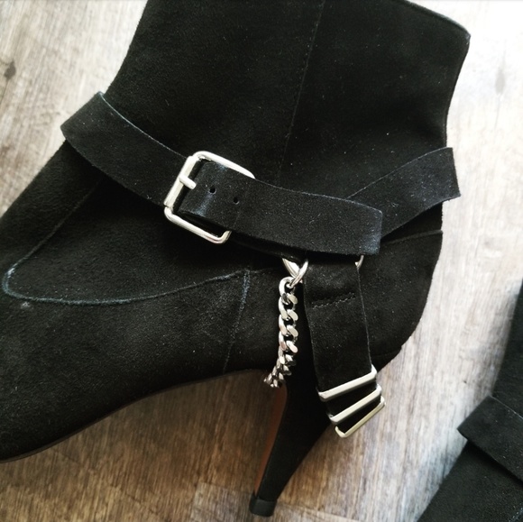 🍒NWOB🍒 IRO SUEDE MOTO BOOTIES - Picture 6 of 7